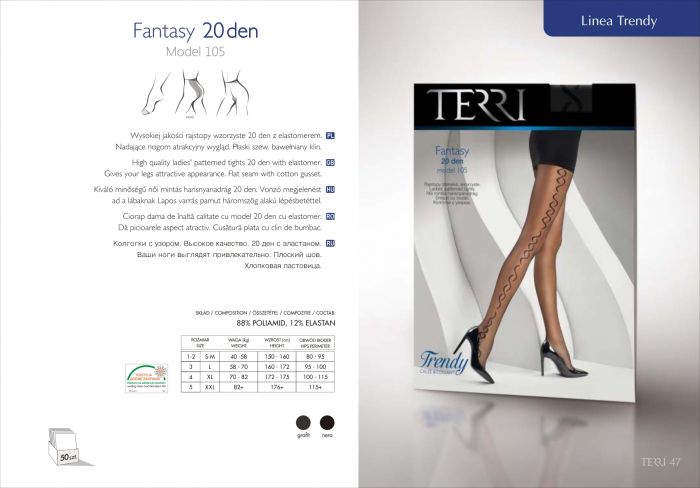 Terri Lineatrendy Fantasy20 Den 105   Catalog | Pantyhose Library